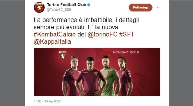 Toro, presentata la nuova maglia granata: non c&#8217;è Belotti come testimonial