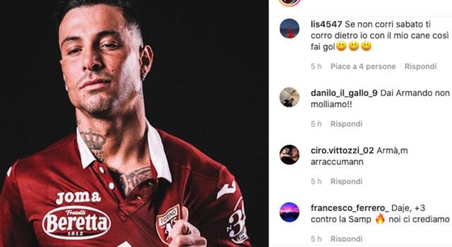 Millico è &#8220;positivo&#8221;, Izzo mostra il cuore granata: il Toro torna sui social