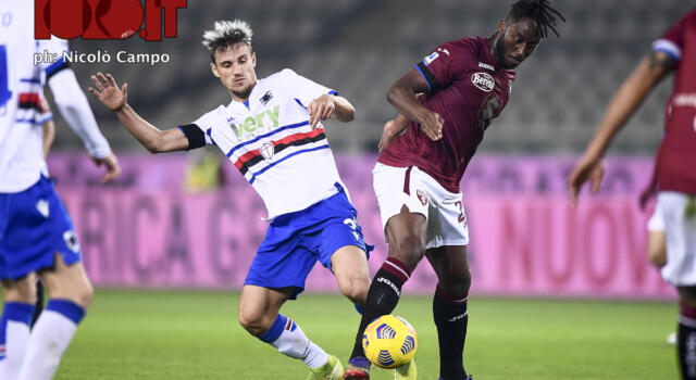 Torino-Sampdoria, pari e rammarico: questi sono (altri) due punti persi