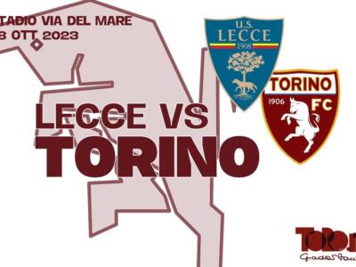 Lecce-Torino 0-1: il tabellino