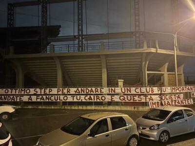 Filadelfia: striscione contro Vagnati, Cairo e società